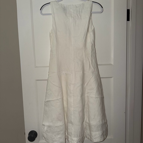 Reformation Sebastien White Linen Button-Up Dress - Picture 2 of 5